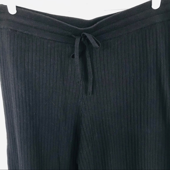 Victoria's Secret Other - Victoria’s Secret Black Knit Lounge Pants Size XL